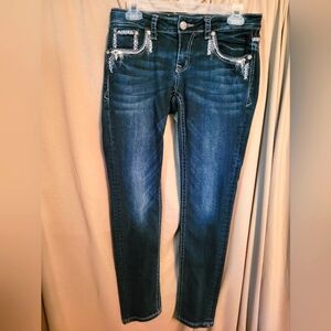 Size 29 Womens skinny jeans by grace(Stretchy/5 pockets)